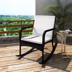 VidaXL 42493, Terrace, Siège rembourré, Polyuréthane, Acier, Crème, Blanc, Polyester, 640 mm