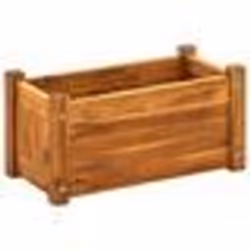 vidaXL Lit surélevé de jardin Bois d'acacia 50x25x25 cm - TU