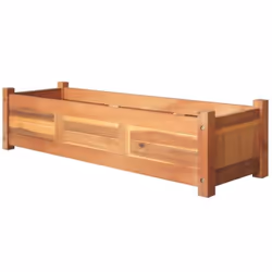 vidaXL Lit surélevé de jardin Bois d'acacia 100x30x25 cm - TU
