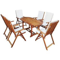 Ensemble De Mobilier Marron Bois Vidaxl