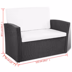 VidaXL 42642 ensemble de meubles de jardin - Vue supplémentaire 8