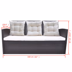 VidaXL 42644 ensemble de meubles de jardin - Vue supplémentaire 8