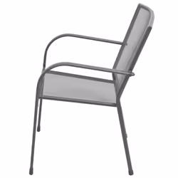 VidaXL 42705 chaise d'extérieur Terrace Acier Anthracite - Vue supplémentaire 4