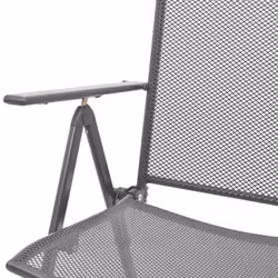 VidaXL 42716 chaise d'extérieur Terrace Acier Anthracite - Vue supplémentaire 7