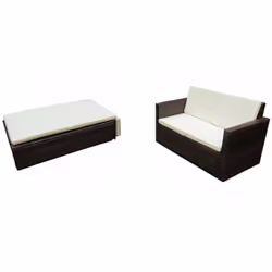 VidaXL 42733 ensemble de meubles de jardin