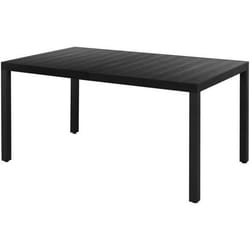 VidaXL 42791 table de jardin Noir