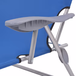 VidaXL 42931 chaise d'extérieur Linge Siège rembourré Polyester Bleu - Vue supplémentaire 5