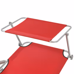 VidaXL 42933 chaise d'extérieur Linge Siège rembourré Polyester Rouge