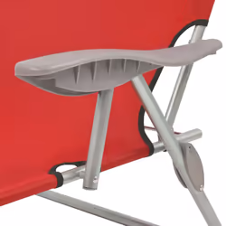 VidaXL 42933 chaise d'extérieur Linge Siège rembourré Polyester Rouge - Vue supplémentaire 4