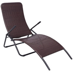 VidaXL 42945 chaise d'extérieur Linge Siège rembourré Polyuréthane, Acier