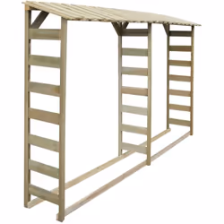 Description générale Cet abri de stockage en bois pour bois de chauffage constitue une solution efficace pour stocker une gra ...