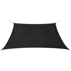 vidaXL Voile de parasol PEHD Carré 2 x 2 m Anthracite - TU