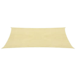 vidaXL Voile de parasol PEHD Carré 2 x 2 m Beige - TU