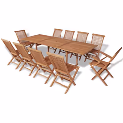 Cet élégant ensemble de salle à manger se compose d'une table et de 10 chaises pliantes. Il présente un design classique. Cet ...