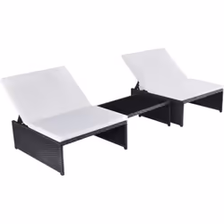 VidaXL 43069, Terrace, Siège rembourré, Polyester, Crème, Blanc, 650 mm, 680 mm