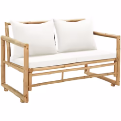 Ce banc classique en bambou sera un excellent supplément à votre jardin ou à tout autre espace extérieur. Matériau durable : ...