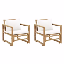 VidaXL 43158, Terrace, Siège rembourré, Polyester, 600 mm, 650 mm, 720 mm