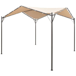 Vidaxl - Chapiteau tente 4 x 4 m Beige Acier