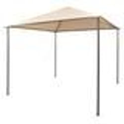 vidaXL Chapiteau tente 3 x 3 m Beige Acier - TU