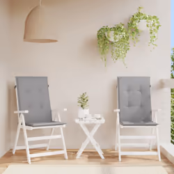 Donnez à votre espace de vie extérieur un nouveau look avec ces confortables coussins de chaise à dossier haut en un instant ...