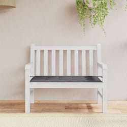 vidaXL Coussin de banc de jardin anthracite 120x50x4 cm tissu oxford