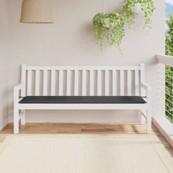 Vidaxl - Coussin de banc de jardin anthracite 180x50x3 cm tissu oxford