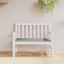 Vidaxl - Coussin de banc de jardin gris 100x50x3 cm tissu oxford