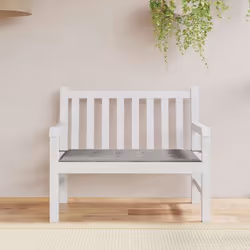 vidaXL Coussin de banc de jardin gris 120x50x4 cm tissu oxford