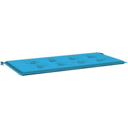 vidaXL Coussin de banc de jardin bleu 100x50x3 cm tissu oxford