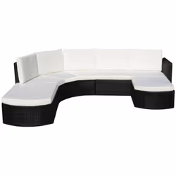 Cet ensemble de canapé en rotin combine le style et la fonctionnalité et va devenir le point central de votre jardin ou patio ...