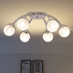 Vidaxl - Plafonnier avec 6 ampoules led G9 240 w