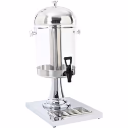Ce distributeur de jus est une solution sophistiquée pour servir du jus réfrigéré ou d'autres boissons lors de buffets, de ba ...