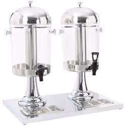 Ce distributeur de jus est une solution sophistiquée pour servir du jus réfrigéré ou d'autres boissons lors de buffets, de ba ...