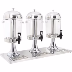 Ce distributeur de jus est une solution sophistiquée pour servir du jus réfrigéré ou d'autres boissons lors de buffets, de ba ...