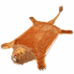 Décorez votre maison avec notre tapis sous forme de lion en peluche. Son design réaliste, en combinaison avec sa fourrure som ...