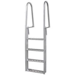 vidaXL Échelle de piscine/quai à 4 marches Aluminium 167 cm - TU