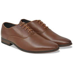 Chaussures à lacets pour hommes Marron Pointure 42 Cuir PU vidaXL