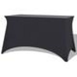 vidaXL Housses extensibles pour table 2 pièces 243x76x74cm Anthracite
