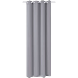 Rideau occultant avec œillets métalliques 270 x 245 cm Gris