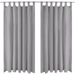 Ces rideaux en micro-satin auront fière allure dans votre salon, chambre à coucher, espace de bureau, etc. Ils vous offrent d ...