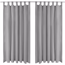 Ces rideaux en micro-satin auront fière allure dans votre salon, chambre à coucher, espace de bureau, etc. Ils vous offrent d ...
