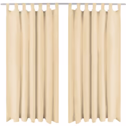 Ces rideaux en micro-satin auront fière allure dans votre salon, chambre à coucher, espace de bureau, etc. Ils vous offrent d ...