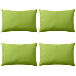 Vidaxl - Oreiller d'extérieur lot de 4 60 x 40 cm Vert pomme