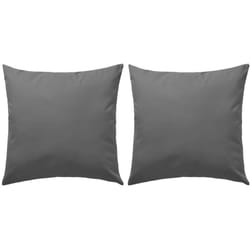 Vidaxl - Oreiller d'extérieur lot de 2 45 x 45 cm Gris