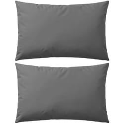 Vidaxl - Oreiller d'extérieur lot de 2 60 x 40 cm Gris