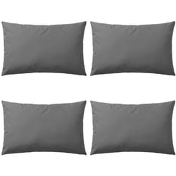 Vidaxl - Oreiller d'extérieur 4 pièces 60 x 40 cm Gris