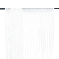 vidaXL Rideaux - Blanc