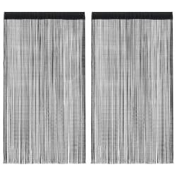 vidaXL Fils noir