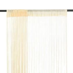 vidaXL Rideau en fils - 140 x 250 cm - Crème