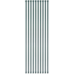 Vidaxl - Poteau de jardin 10 pcs 1,5 m Métal Vert